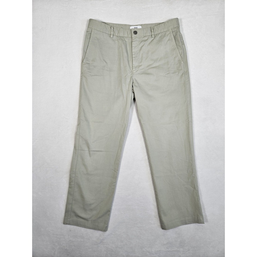 Spoke London Chino Pants Men's 32  Build‎ C Sharps Beige Preppy Trouser (34x27)